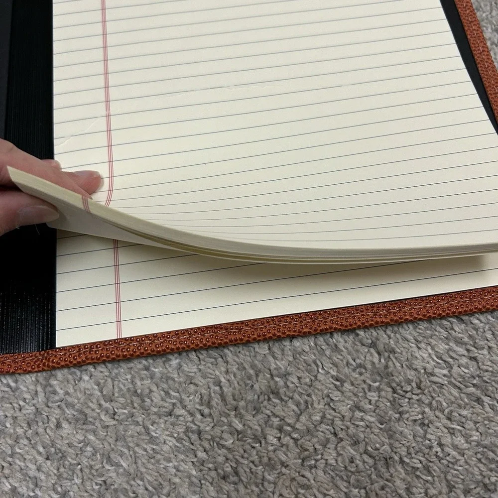 Spalding AFL American Football League Folder Portfolio Notepad Book Textured